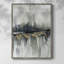 Indyscape and Gold Framed Print - Solid Wood-858755814