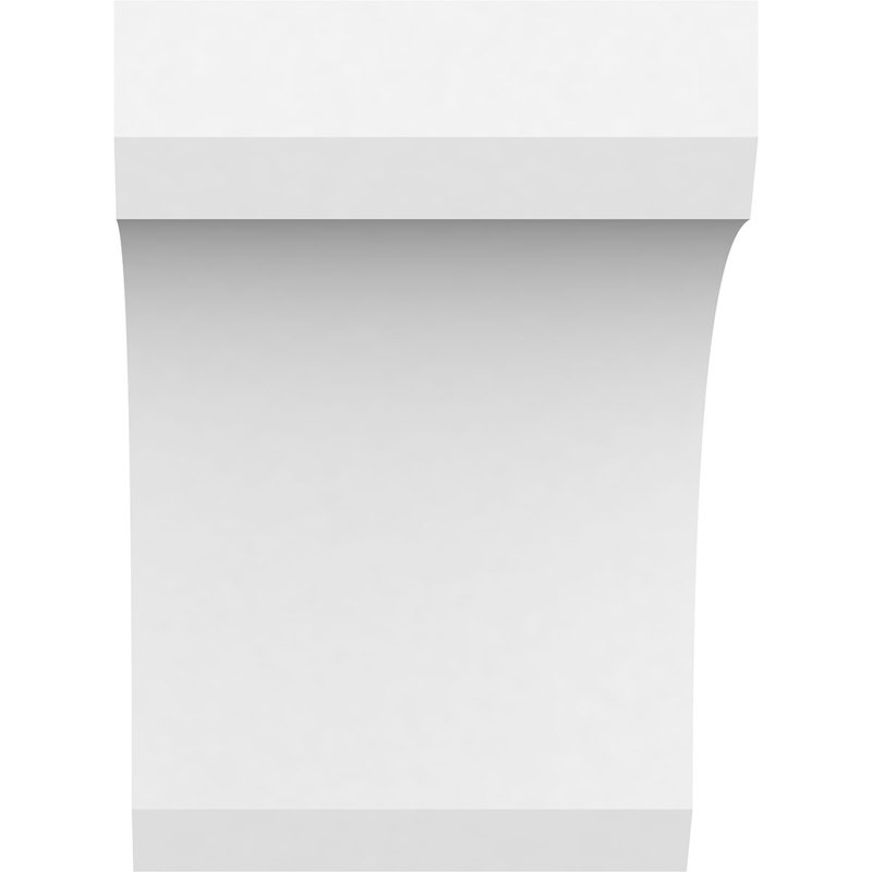 5"W x 8"D x 8"H Standard Legacy Architectural Grade PVC Corbel, 8"H x 5"W x 8"D