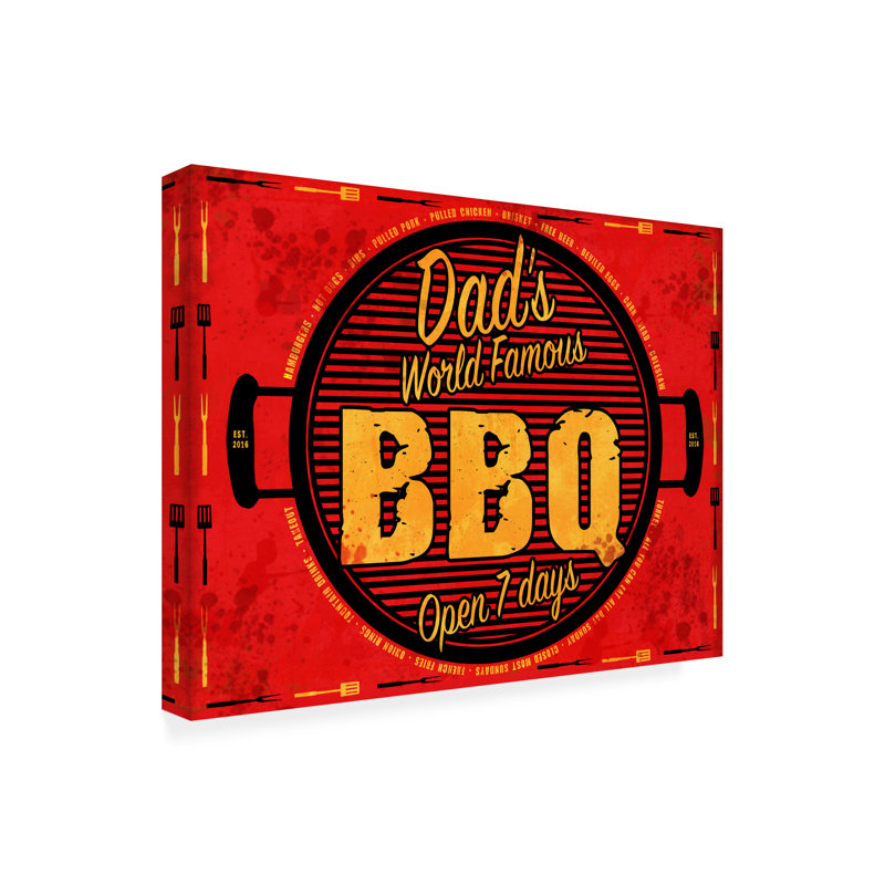 Toile d'extérieur «BBQ2» ALI Chris, H 14 po x l 19 po x P 1,5 po