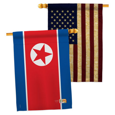 Double Sided 40'' H x 28'' W Polyester House Flag