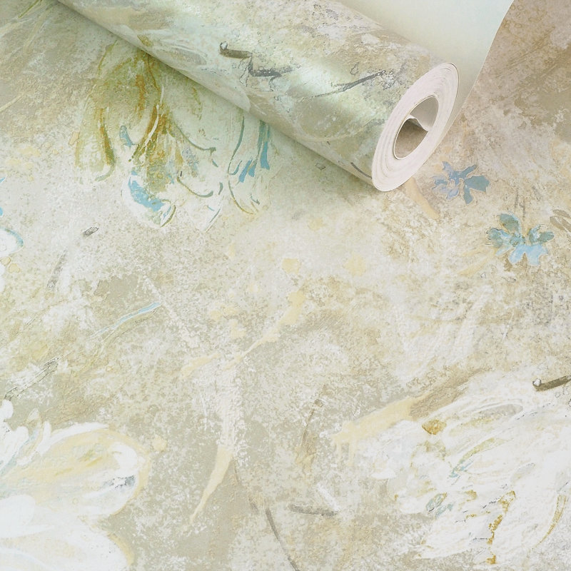 Papier peint Été Floral Monet, Jaune