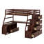 Lit mezzanine avec tiroirs, tablettes et bureau-1619758511