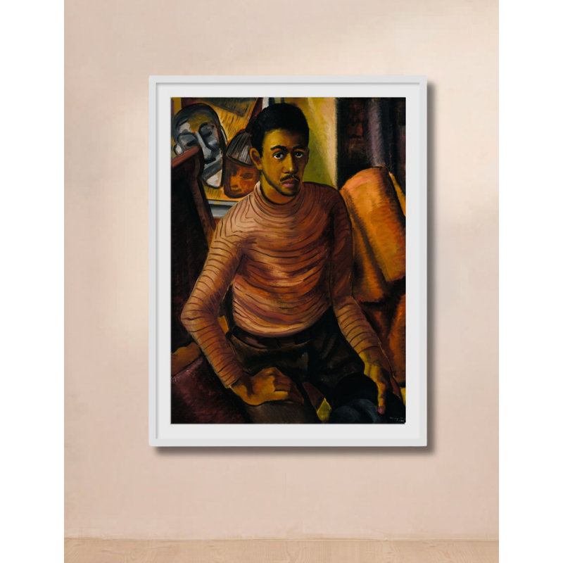 Self-Portrait By Malvin Gray Johnson Reproduction Print