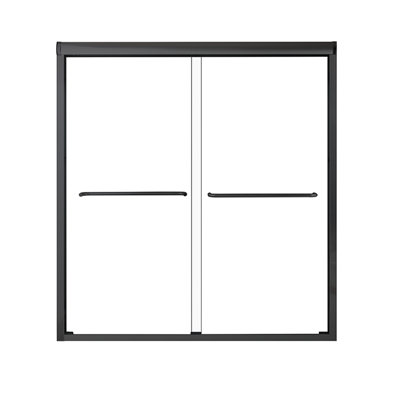 Modern 60'' W 69'' H Framed Rectangle Shower Enclosure