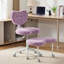Fauteuil de méditation moderne plus avec pattes croisées, roues et tabouret réglable-483927906-483927904