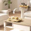 33 cm W Solid Wood Top Console Table