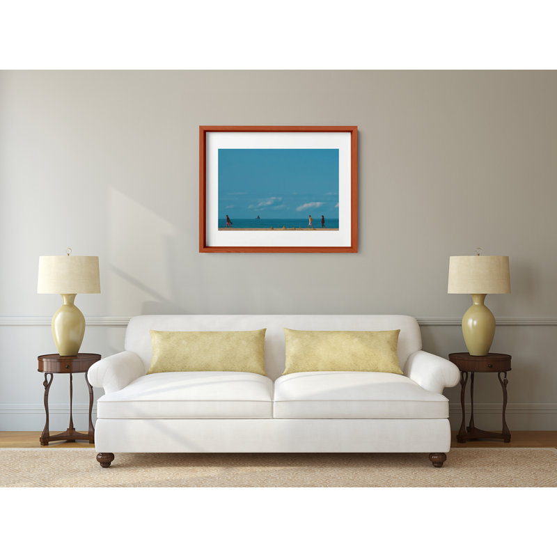 Walk This Way Print by Joseph Regan, 22" H x 26" W x 0.75" D, Cherry