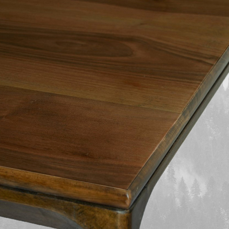 Tannum Walnut Solid Wood Dining Table, H75 x L200 x W75cm