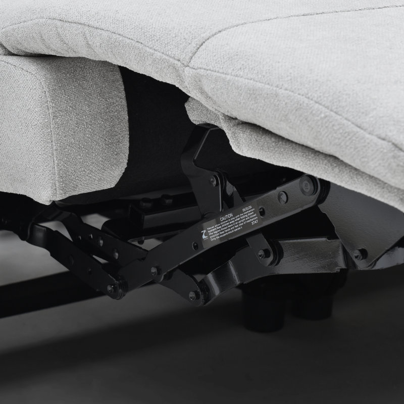 Ensemble de canapé inclinable électrique, ensemble de mobilier de salon, ensemble de canapé en cuir avec porte-gobelet de rangement pour port USB