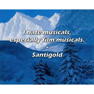 Santigold Quote: I hate musicals, especially film musicals.