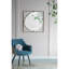 Miroir coquelicot 32 po x 1 po x 32 po en métal doré élégant