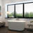 Puslinch 56'' x 32'' Freestanding Soaking Acrylic Bathtub