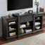 Console multimédia avec grande armoire de rangement et armoire d'appoint