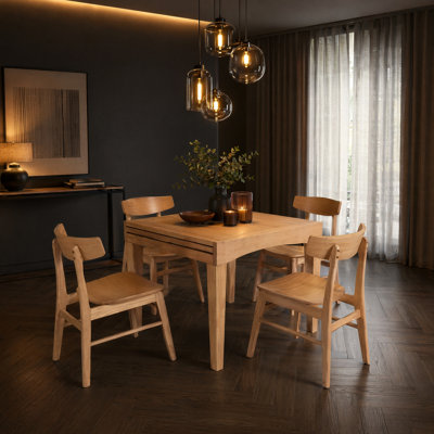 Klingbeil Sterling Scandinavian 5-Piece Extendable Dining Set