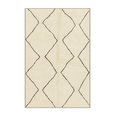 Tapis décoratif multicolore à motif abstrait