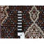Tapis noué à la main en laine et soie de 175 KPSI Tebraz Mahi 4 pi x 6 pi 3 po noir riche 7BF4A349CC2042F3BF863C00C193C5A2