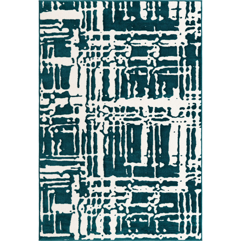 Abstract Indoor Rug, Rectangle 2' x 3'