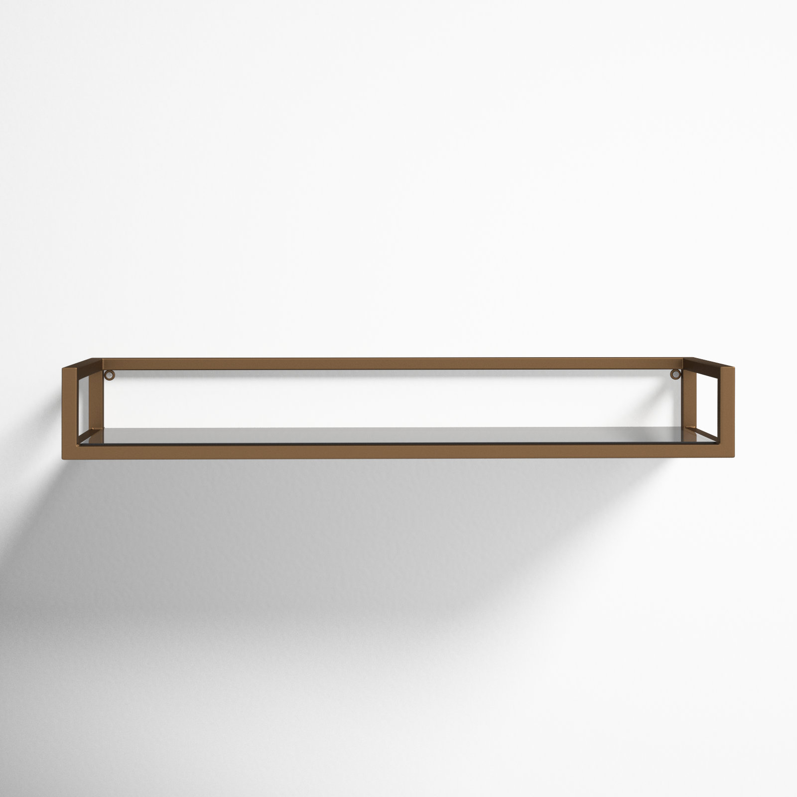 Chainbridge 24" Accent Shelf, Gold/Black