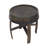Round Barrel-Style Side Table End Table