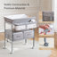 Table à langer pour bébé avec tiroirs de rangement et plateau à langer imperméable-596194931