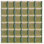 Tapis vert / beige en coton / laine touffeté à la main Giedre