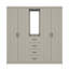 Allington 4 Door 4 Drawer Combi Fitment Wardrobe-1084289574