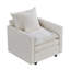 Canapé-lit en tissu d'ameublement Chenille-616061135