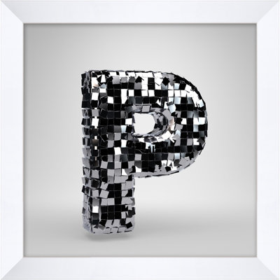 Disco Letter P Print by Mat Sanders
