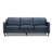 Ashtabula Genuine Leather Square Arm Sofa-1867468757