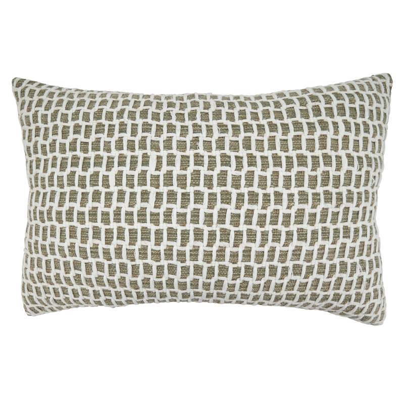 Gina Appliqued Cotton Pillow Cover