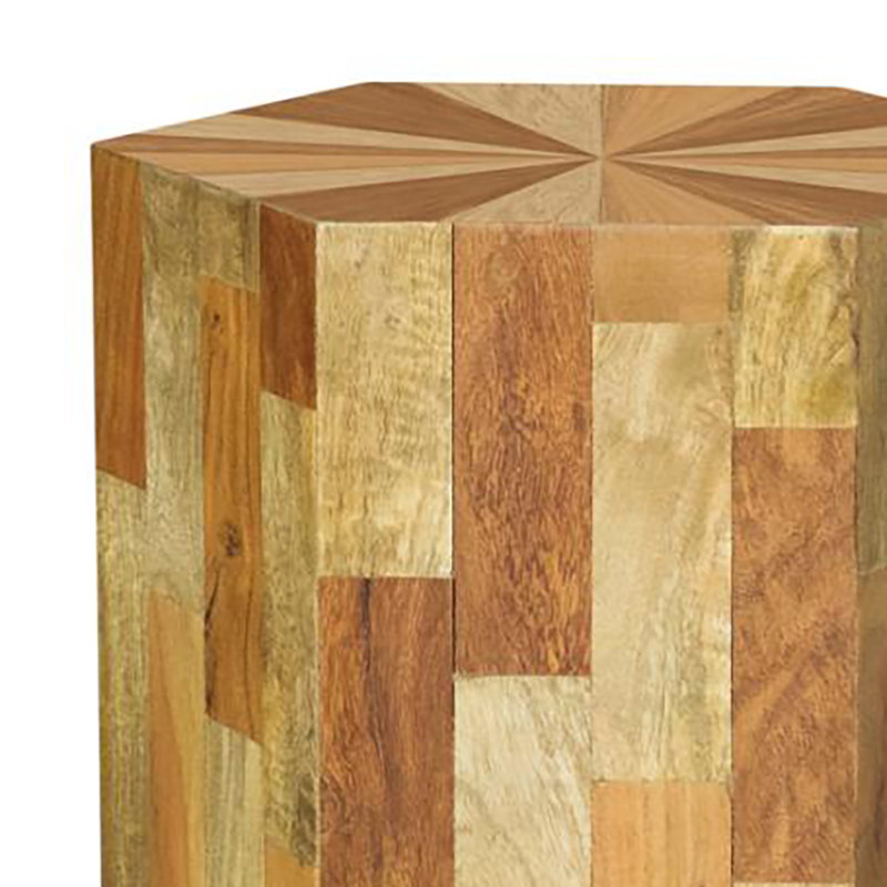 Solid Wood End Table