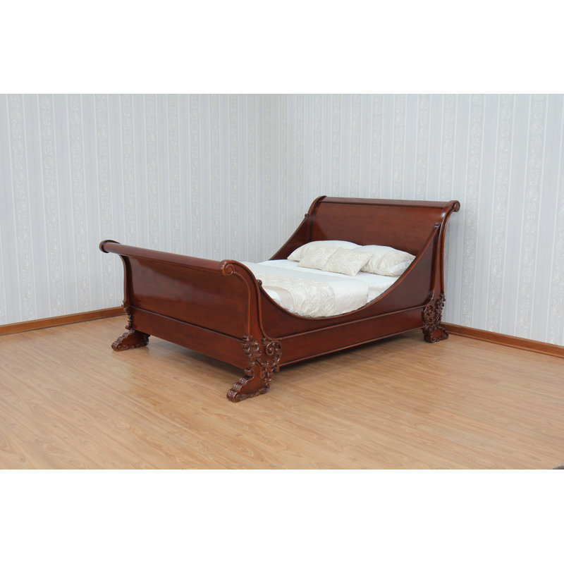 Pont Solid Wood Bed, Kingsize (5')