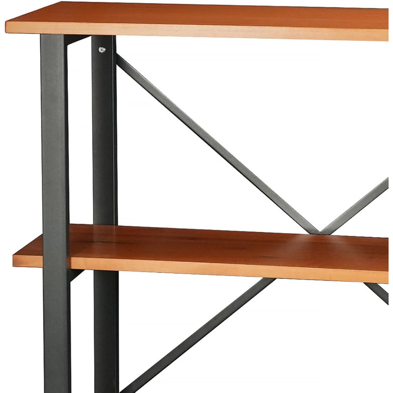 Canapé American Plantation, table de présentation, bibliothèque industrielle, table d'appoint étroite pour l'entrée, salon, couloir, peuplier massif (3 tablettes)