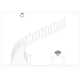 Rooks Single Light Glass Semi Flush Mount