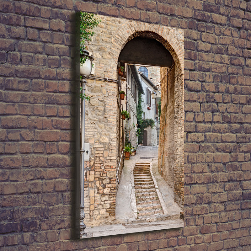 Italian Streets - Wrapped Canvas Print