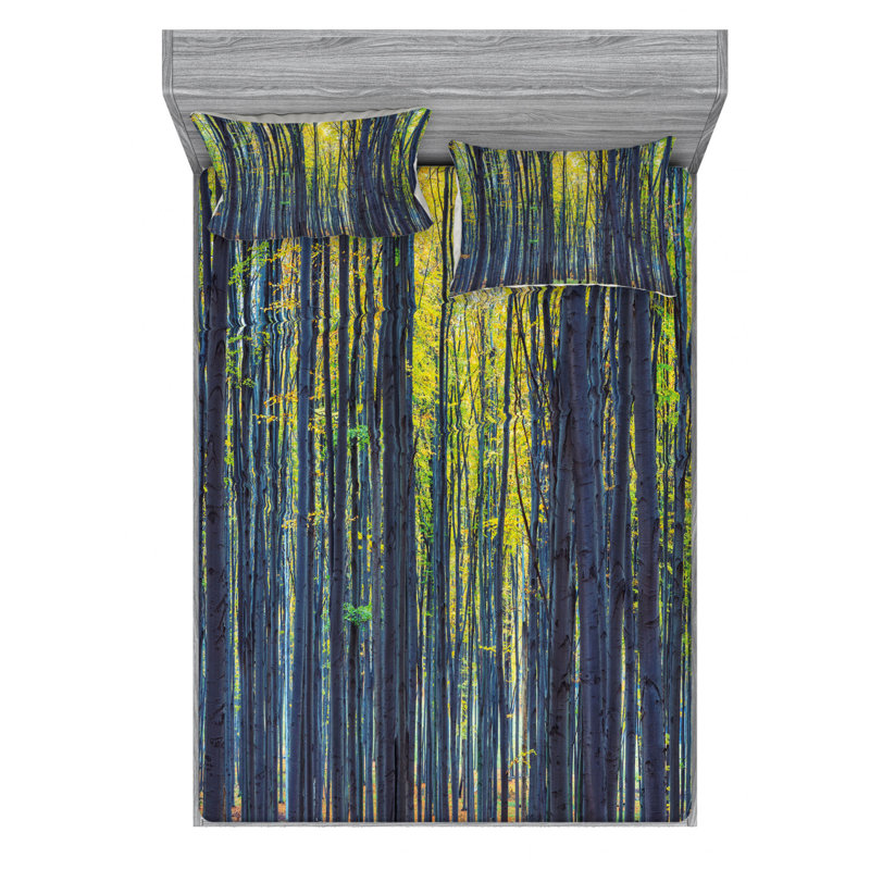Microfiber Sheet Set, Full Sheet Set with Fitted Sheet