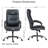 High Back PU Leather Office Chair with Adjustable Height and Lumbar Support
