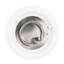 40000Btu Foyer d'extérieur au propane blanc de style rond Matériau de style oxyde de magnésium à chaleur réglable et résistant aux intempéries sans assemblage 22 x 22 x 12 po Dimensions 45 lb Forme classique