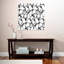 Impression d'art mural contemporain abstrait avec motif fantôme effrayant-1173457761