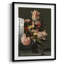 Motif floral rétro - impression encadrée-166280435