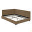 Structure de lit double capitonnée capitonnée, structure de canapé-lit avec dossier et accoudoirs confortables, lit double pour chambre à coucher, salon, velours (80,5 po x 59 po x 30,5 po)-1980142437