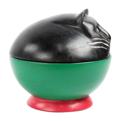 Nathaly Handmade Wood Decorative Urns & Jars
