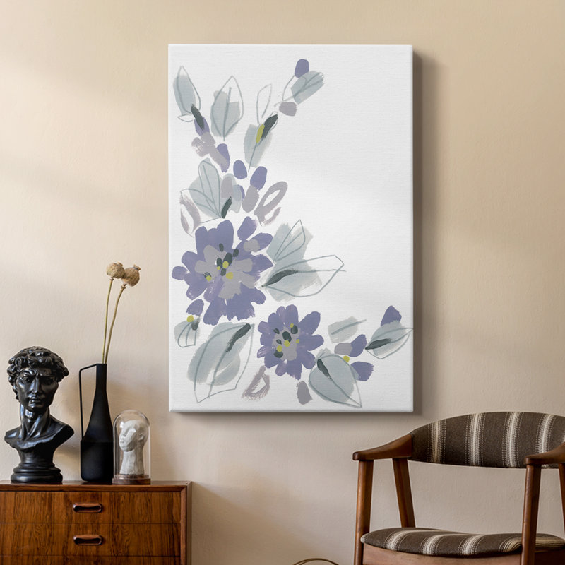 Periwinkle Patch III - galerie sur mesure, H 36 po x l 24 po