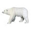 Statue l'ours polaire à l'affût