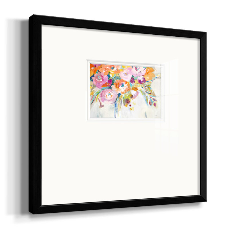 Print, 21" H x 21" W x 1.25" D, Black Framed Paper