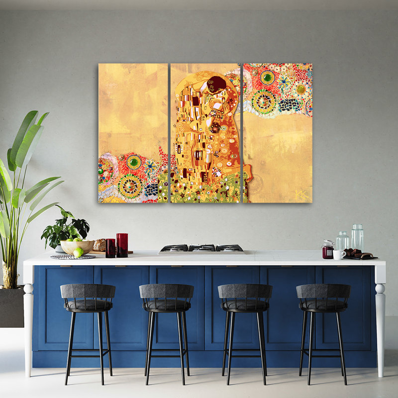 Fulfillment Of A Woman - 3 Piece Wrapped Canvas Print Set, 100cm H x 150cm W