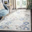 Tapis oriental ivoire / turquoise Felty-637719240