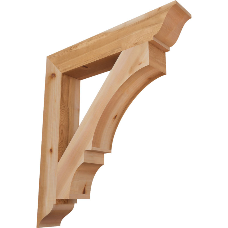 Support traditionnel Balboa, L 5 1/2 po x P 36 po x H 40 po, Sapin de Douglas lisse