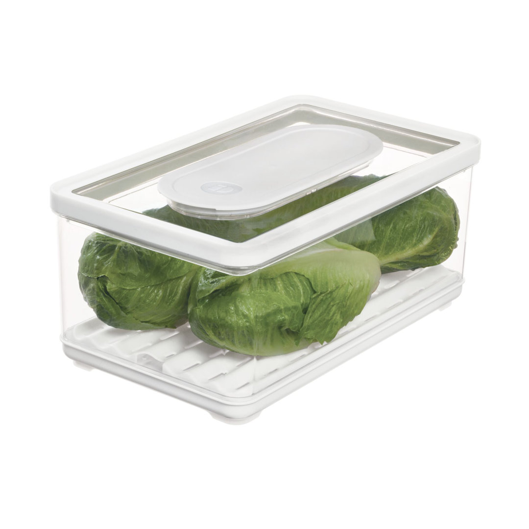 iDesign ID FRESH BPA-Free Recycled Plastic Produce Storage Bin, Large iDesign