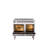 ILVE Nostalgie II Series 40 inch Induction Range with 6 Induction Elements (Glass Door)-99299245
